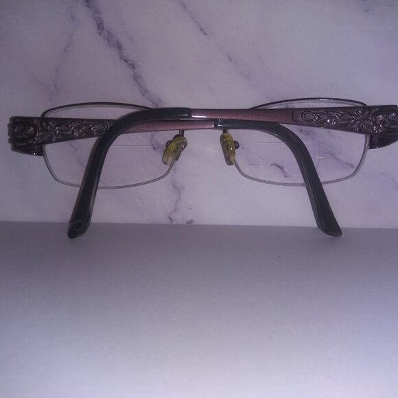 Oscar De La Renta Shiny Rose Rectangle Frame Glasses OSL 501-234 - Picture 11 of 12